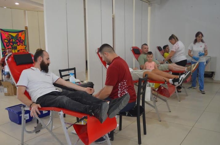 Собрани околу 30 крвни единици на крводарителска акција во Општина Илинден