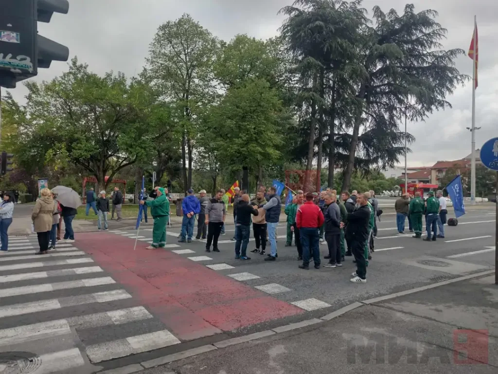 Нема плата: Вработените во „Паркови и зеленило“ продолжуваат со штрајк