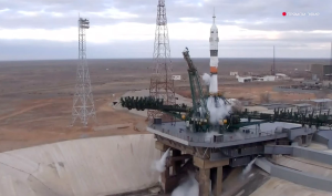 Проблем на космодромот: „Сојуз МС-28“ полета, но лансирната рампа претрпе тешка штета