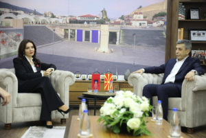 Меџити ја пречека Елиса Спиропали во Чаир – фокус на регионалната соработка