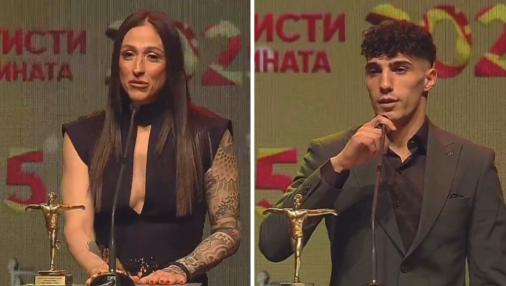 Катерина Попева и Ален Рустемовски добитници на наградата за спортист на годината
