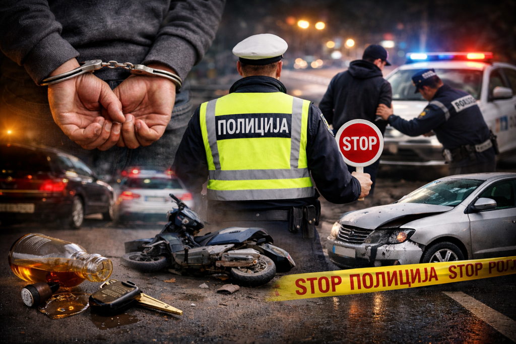 Петнаесетмина уапсени за еден ден, и понатаму има возачи кои свесно го прекршуваат Законот
