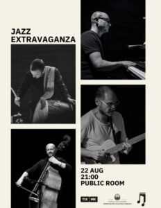 Утревечер Jazz Extravaganza – концерт на Емин, Шарески, Јосифовски и Петров во Јавна соба