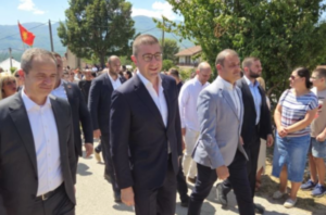 Мицкоски во Велес на поставување камен-темелник за нова подземна гаража и плоштад