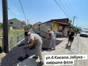 Во Општина Ѓорче Петров асфалтирана новата сообраќајна врска меѓу Волково и Кисела Јабука