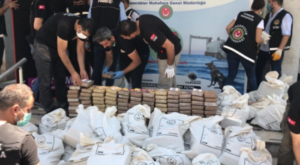 Турската полиција заплени 350 килограми кокаин во пристаништето Мерсин