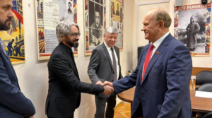 Делегација на Левица во Москва се сретна со Генадиј Зјуганов, лидерот на КПРФ
