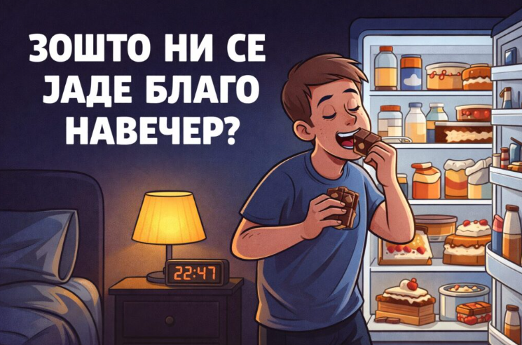 Зошто навечер имаме желба за благо иако сме јаделе цел ден?