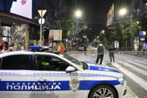 Србија во исчекување на изборниот исход, Белград под засилено полициско обезбедување