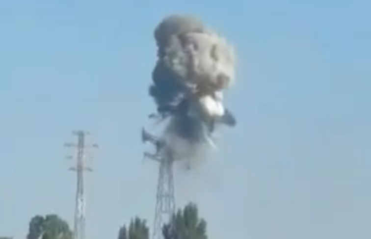 (Видео) Русија првпат употреби млазен дрон со специјална боева глава за уништување на далноводи