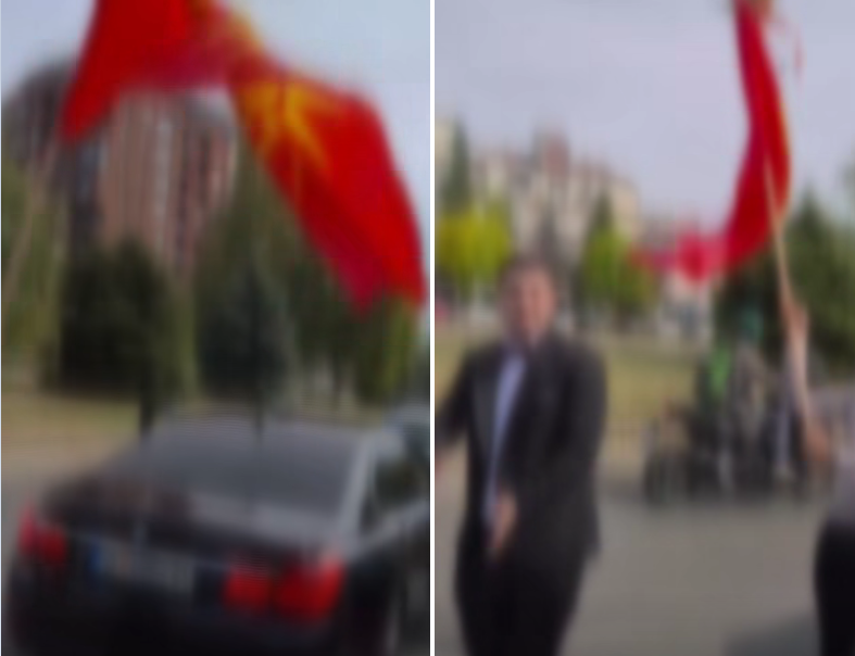 (Видео) Казнети четворица возачи кои со автомобили го блокирале булеварот „Јане Сандански“ во Скопје