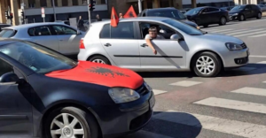 Полицијата го расчисти случајот со автомобилот што предизвика хаос на скопската крстосница